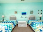 El Dorado Ranch San Felipe Rental Condo 322 - first bedroom doble single bed